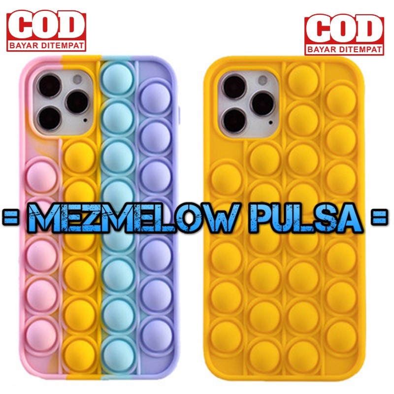 Casing Case Lembut Pop It Rainbow Silicone Caseng IPHONE 12 PRO MAX - Gambar 2