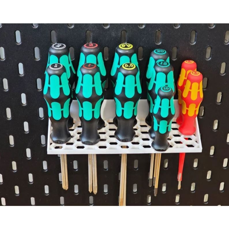 PEGBOARD ORGANIZER SKADIS PEGBOARD ORGANIZER SCREWDRIVER STACKING WALL ...
