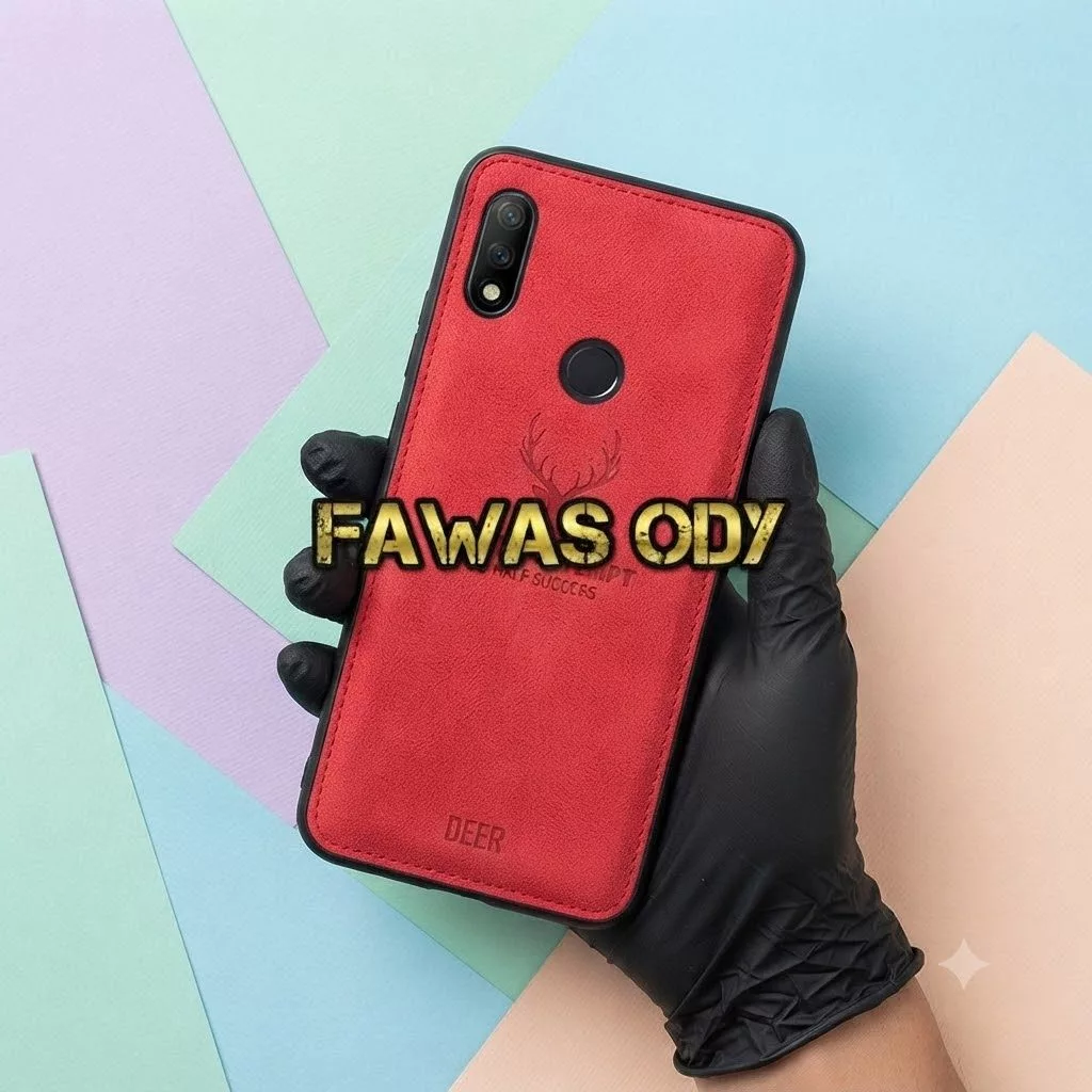 Case Cloth Jeans / Hard Case Model Gambar Rusa Caseng XIAOMI REDMI NOTE 6 PRO