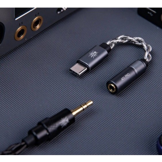 Kiwi Ears AD1 / AD-1 / AD 1 Pro USB C DAC Dongle HiFi Audio Adapter PCM 384kHz/32bit Web EQ Type C to 3.5mm - Gambar 3