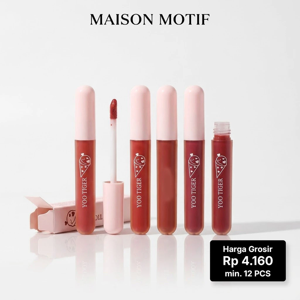 GROSIR 12 Pcs Nude Edition Liquid Lipstik Velvet Matte Lip Gloss Lipstik Cair Melembabkan 108