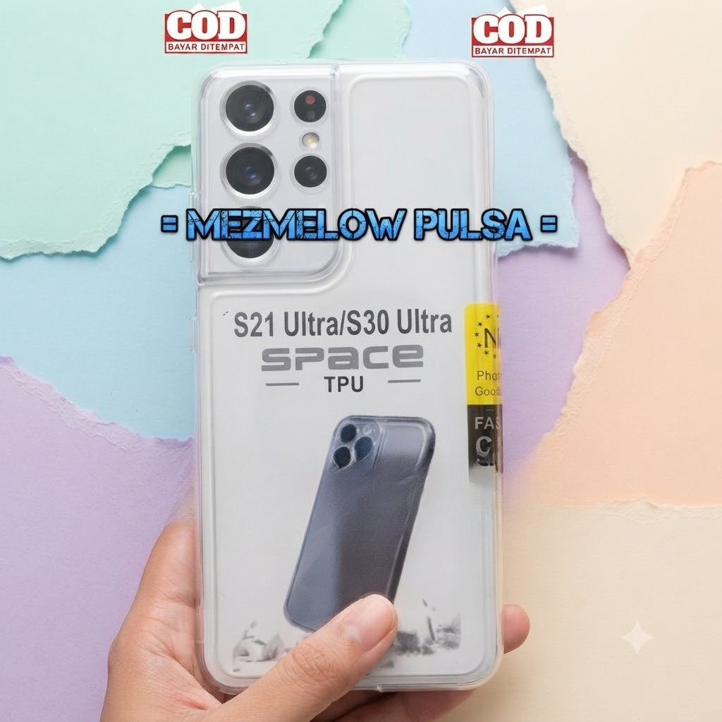 Case Softcase Silikon Transparant Caseng SAMSUNG S21 ULTRA