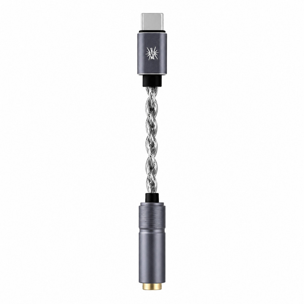 Kiwi Ears AD1 / AD-1 / AD 1 Pro USB C DAC Dongle HiFi Audio Adapter PCM 384kHz/32bit Web EQ Type C to 3.5mm - Gambar 2
