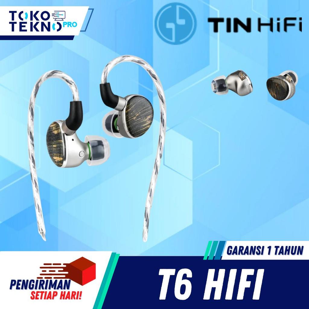 TINHIFI T6 / T-6 HiFi In Ear Monitor IEM 1DD+1 Planar Hybrid Wired Earphones