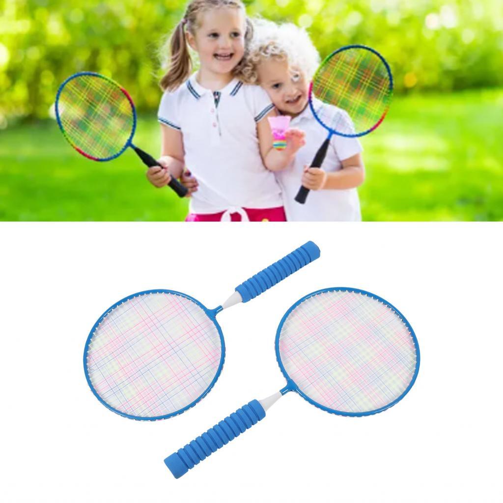 Children Badminton Set Lightweight Kids Racket 3 Shuttlecocks Soft Grip ...