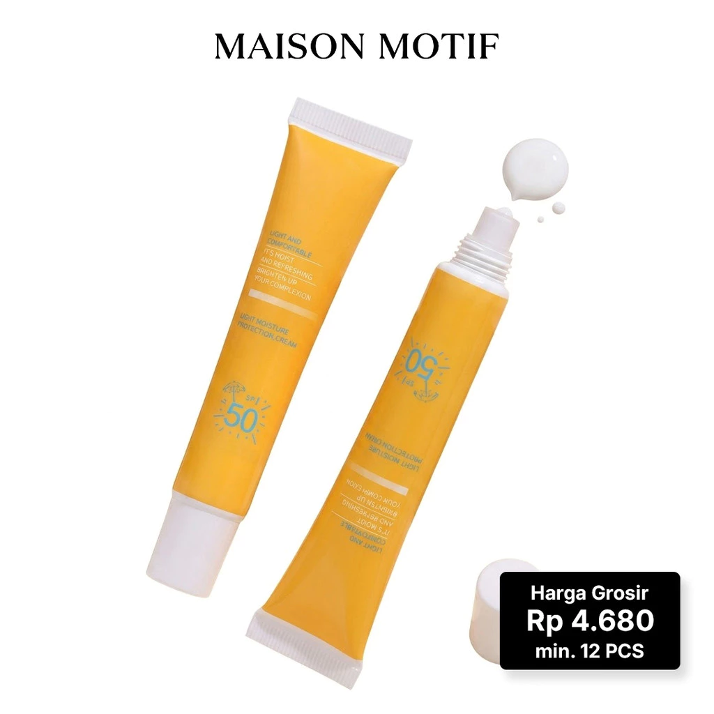 GROSIR 12 Pcs Sunscreen Mini Tube SPF 50 PA+++ Tabir Surya Waterproof Ekstrak Calendula 20ml 149