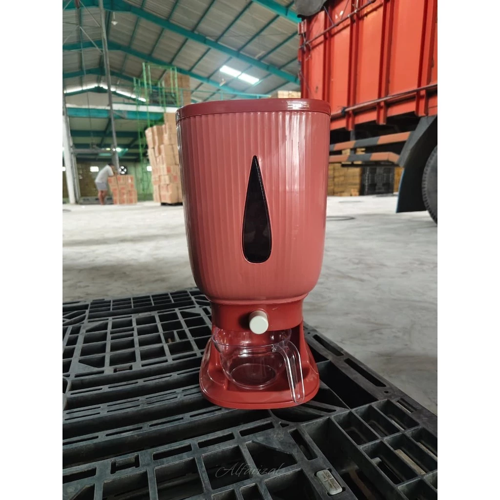 DISPENSER TEMPAT PENYIMPANAN BERAS OTOMATIS 12 LITER TRILINS - Gambar 3