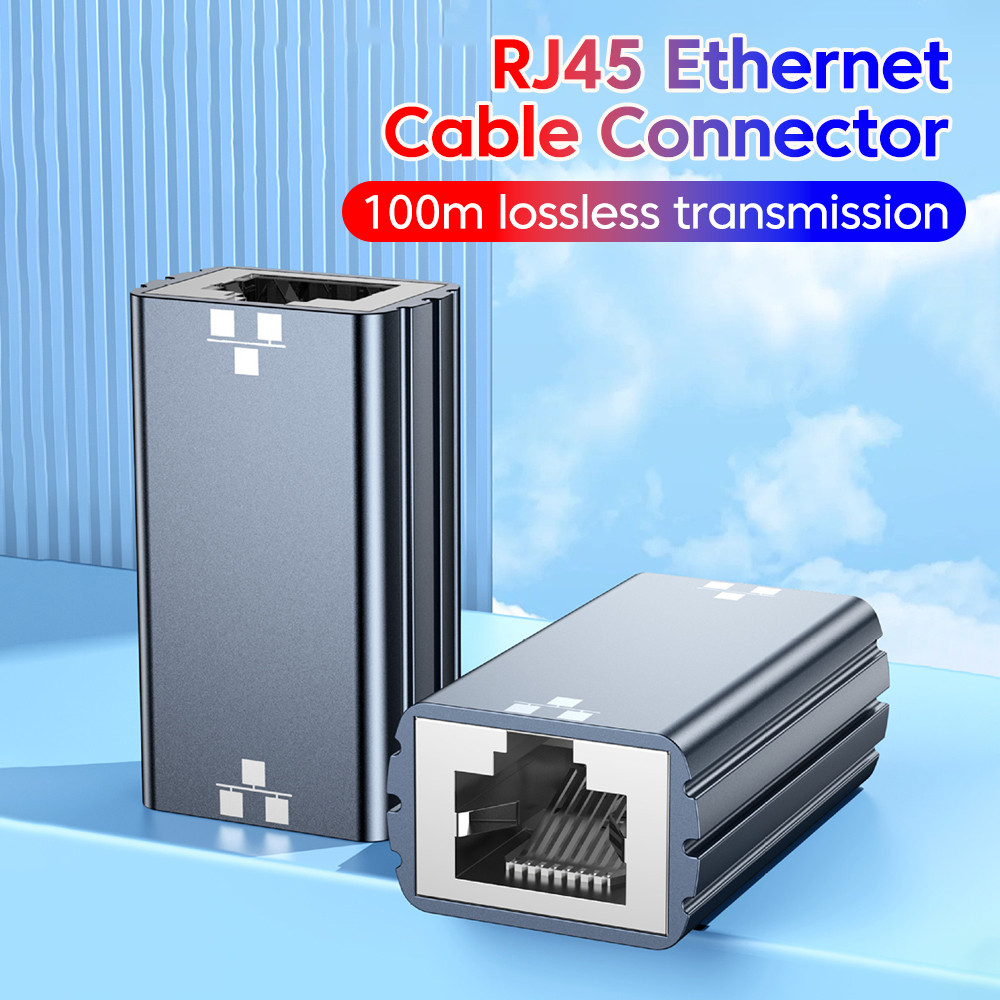 RJ45 Gigabit Ethernet Adapter RJ45 Female to RJ45 Female Ethernet Cable ...