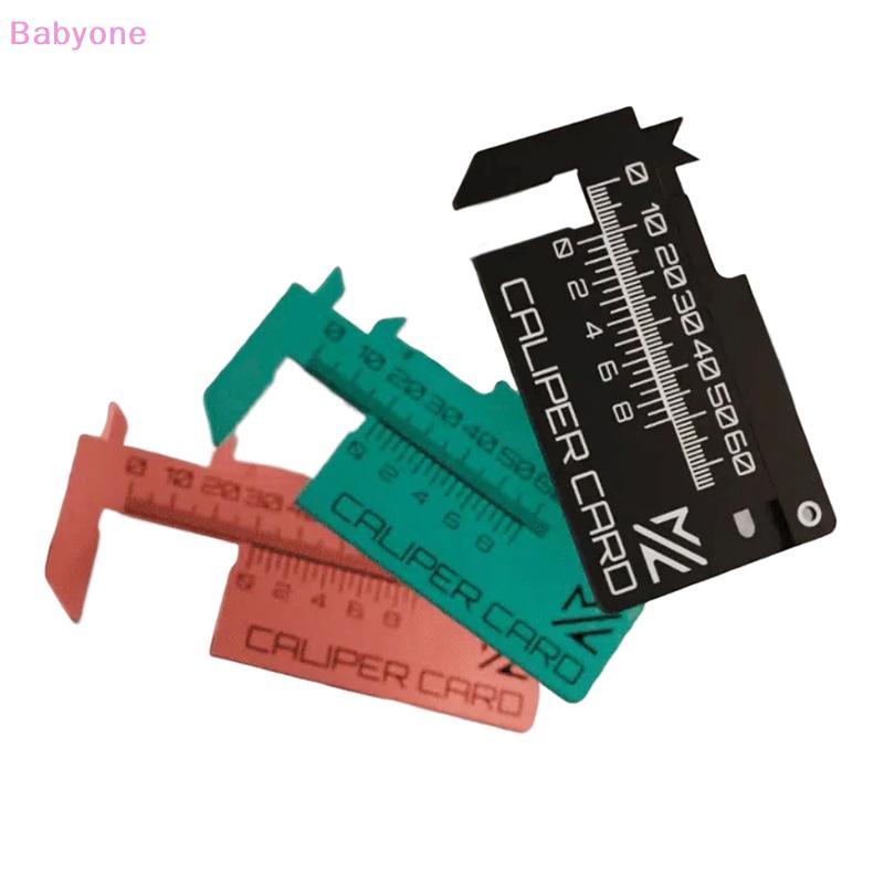 Babyone 3D Printed Caliper Card Mini Sliding Vernier Caliper Double ...