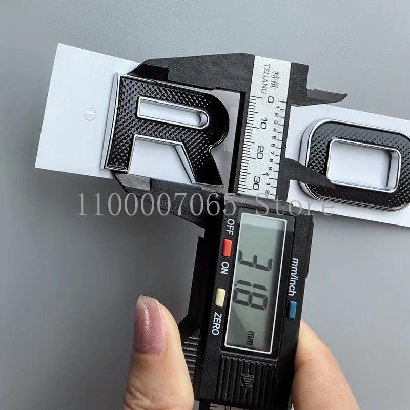Dual Colors 3D Grids Font Hood Rear Nameplate Logo for Range Rover SV ...