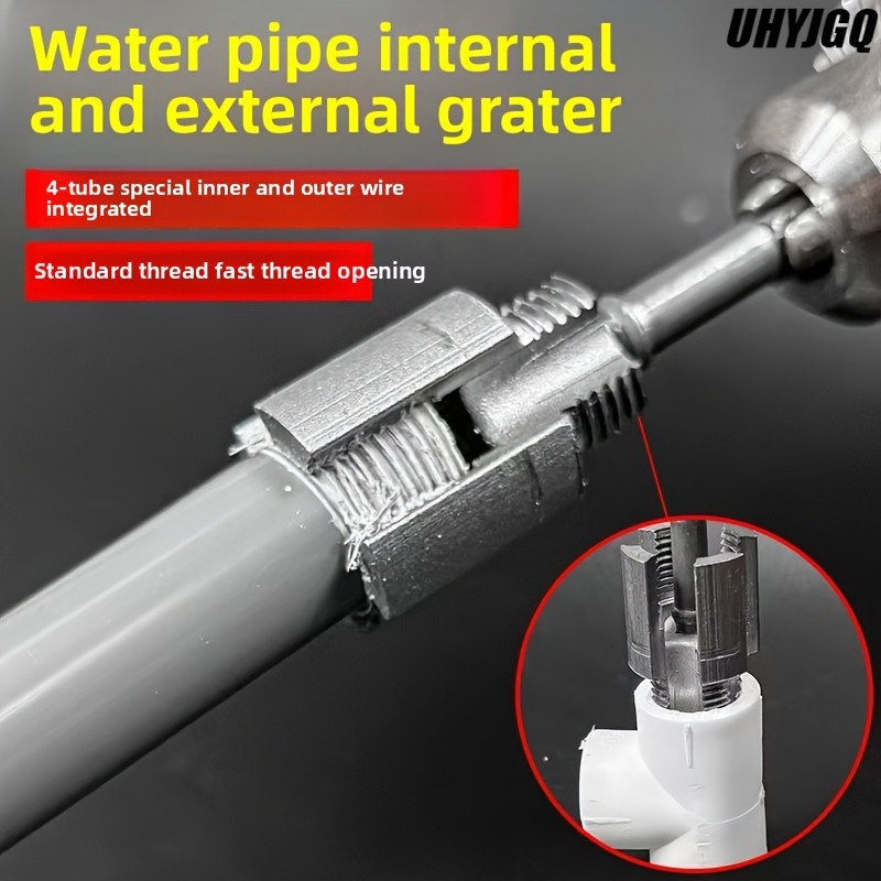 1Pcs New Pipe Thread Cutting Tool Integrated Internal & External Pipe ...
