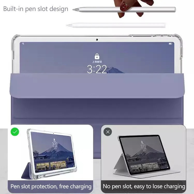 Flip Case Cute Puppy For iPad Gen 11 A11 / Gen 7 8 9 6 5 / Air 4 5 6 Pro 11" / Mini 4 5 6 7 TPU Soft Side Cover With Pen Slot - Gambar 3