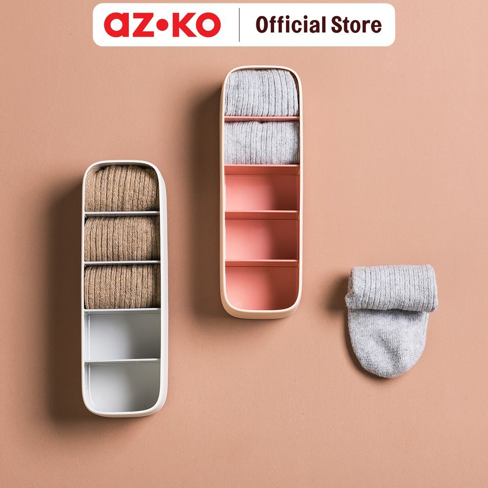 AZKO Stora Partition Organizer Meja Desk Drawer Organizer Tempat Alat Tulis Desk Storage Laci Meja