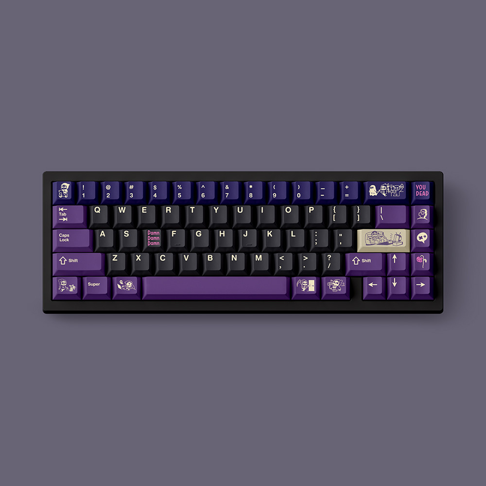 FBB Original Keycap DAMN Death R2 Sublimation PBT Customized Mechanical ...