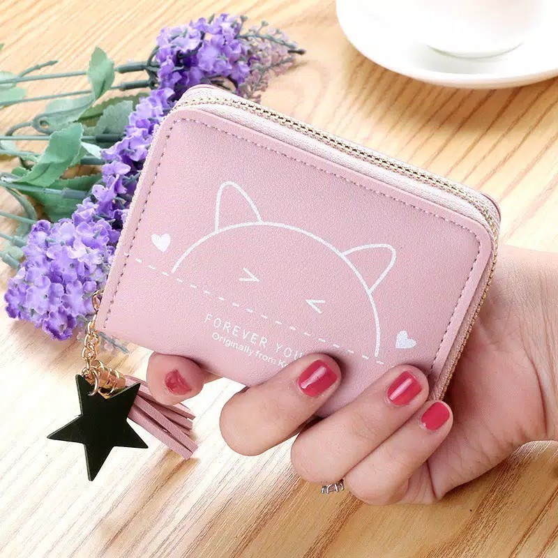 POPmaker shop ​Dompet Kartu Wanita D08 Import Motif Animal Multifungsi COD - Gambar 4