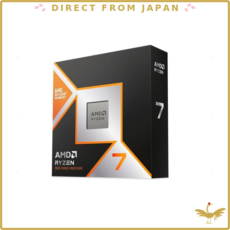 AMD Ryzen 7 9800X3D Desktop Processor CPU 100-100001084WOF / 8 Cores 16 ...