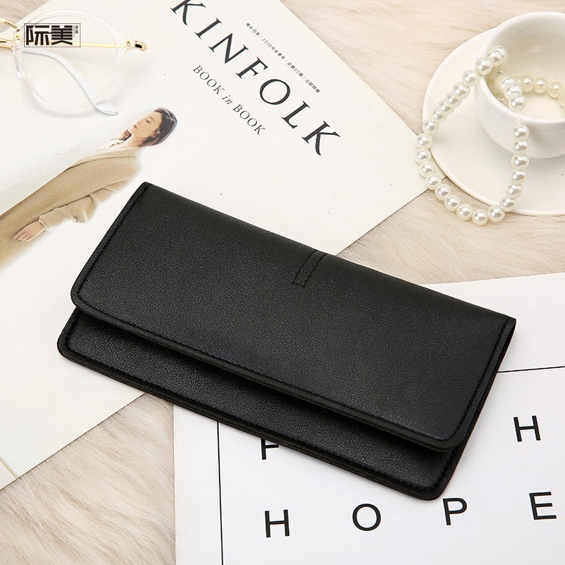 POPmaker shop Dompet Wanita Panjang Murah - Desain Cantik & Fungsional dengan Banyak Slot Kartu & Ruang Uang, Cocok untuk Sehari-hari COD - Gambar 3