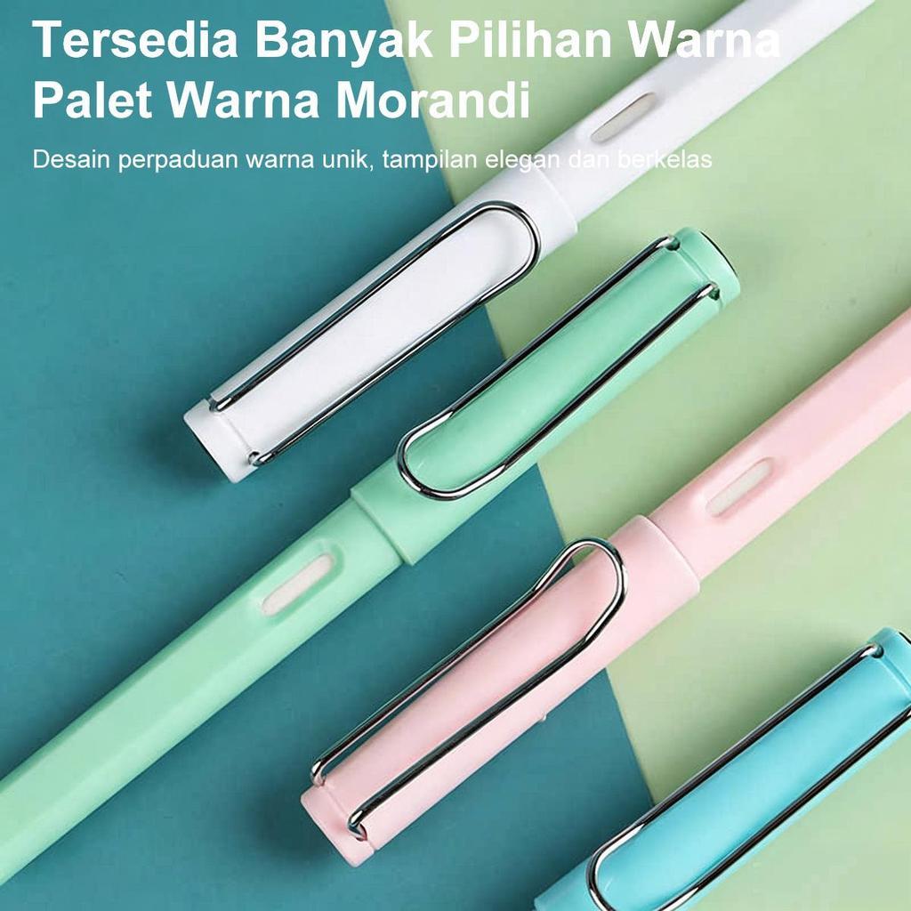 Pensil Eternal Tanpa Tinta 0.5mm HB – Macaron Cantik Tanpa Asah Ujung Ganti Refill – Pensil Tak Habis Tulis Tahan Lama Tidak Kotor – untuk Anak Pelajar Sekolah – Back to School Alat Tulis - Gambar 3