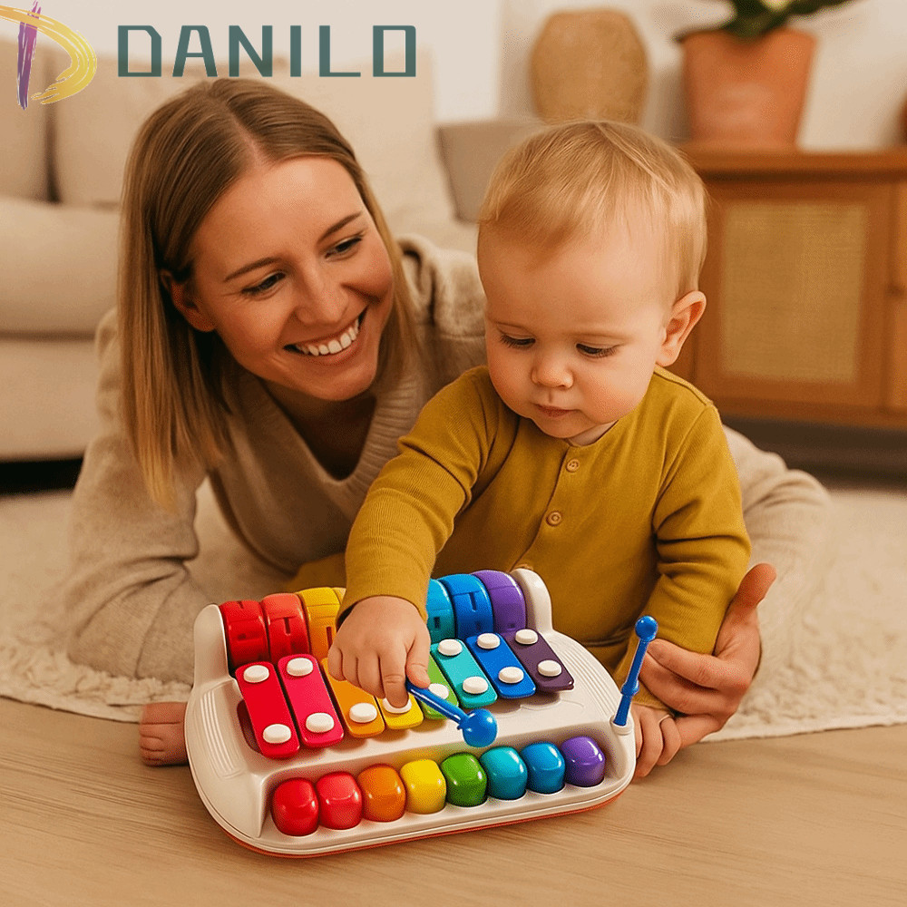 DANILO1 8-note Knock Piano Toys, Percussion Instrument Plastics Baby ...