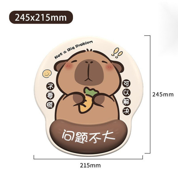 wireless keyboard keyboard Cute Kapibara Wrist Protection Mouse Pad ...