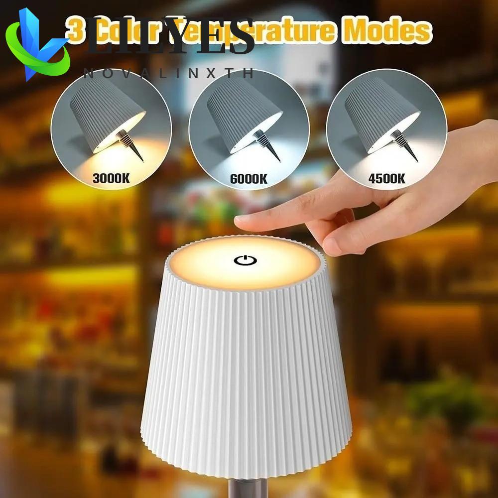 LILYES Wine Bottle Lamp, Removable Touch LED Pleated Bottle Lamp ...