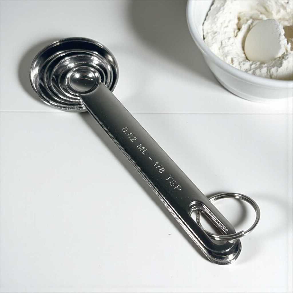 ST - TaffHOME Sendok Takar Set Baking Measurement Spoon 0.62-15ml 6 PCS - 16752 - Gambar 2