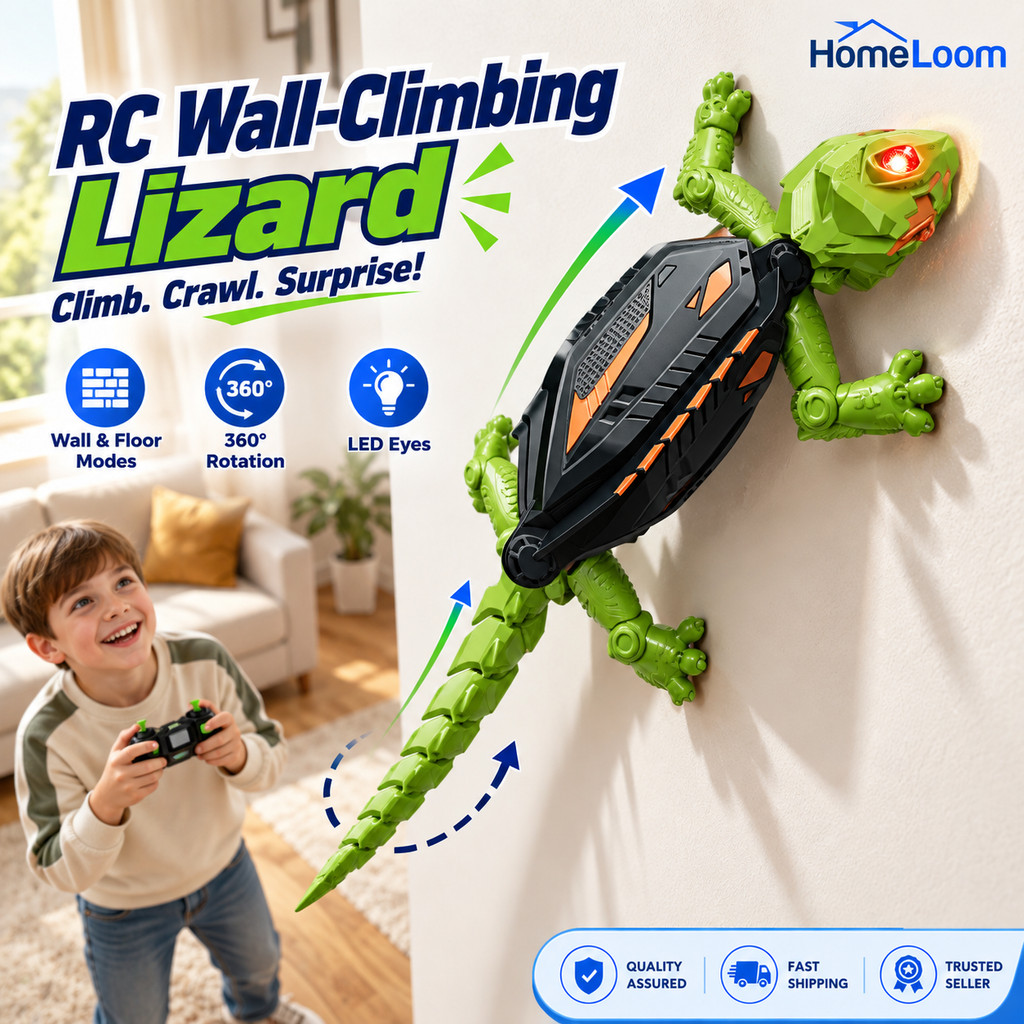 [SG] Gecko Wall-Climbing RC Car Toy - Remote-Controlled Lizard with ...
