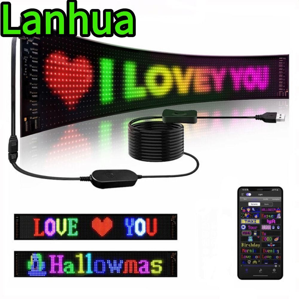 LANHUA LED Matrix Pixel Panel, USB 5V Flexible Advertising Display ...