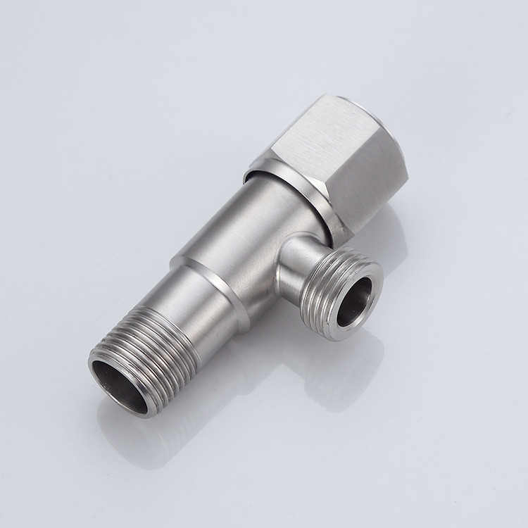 A. 304 Stainless Steel Triangle Valve Hot and Cold Water Toilet Water ...