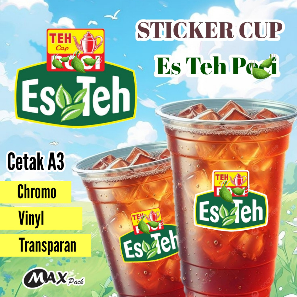 PC Iced Tea Stickers PC Iced Tea Stickers Print Iced Tea Stickers Cup ...