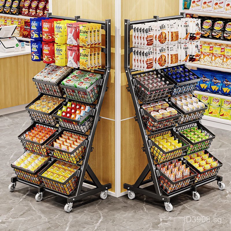 Beverage Supermarket Storage Rack Display Stand Street Stall Artifact ...
