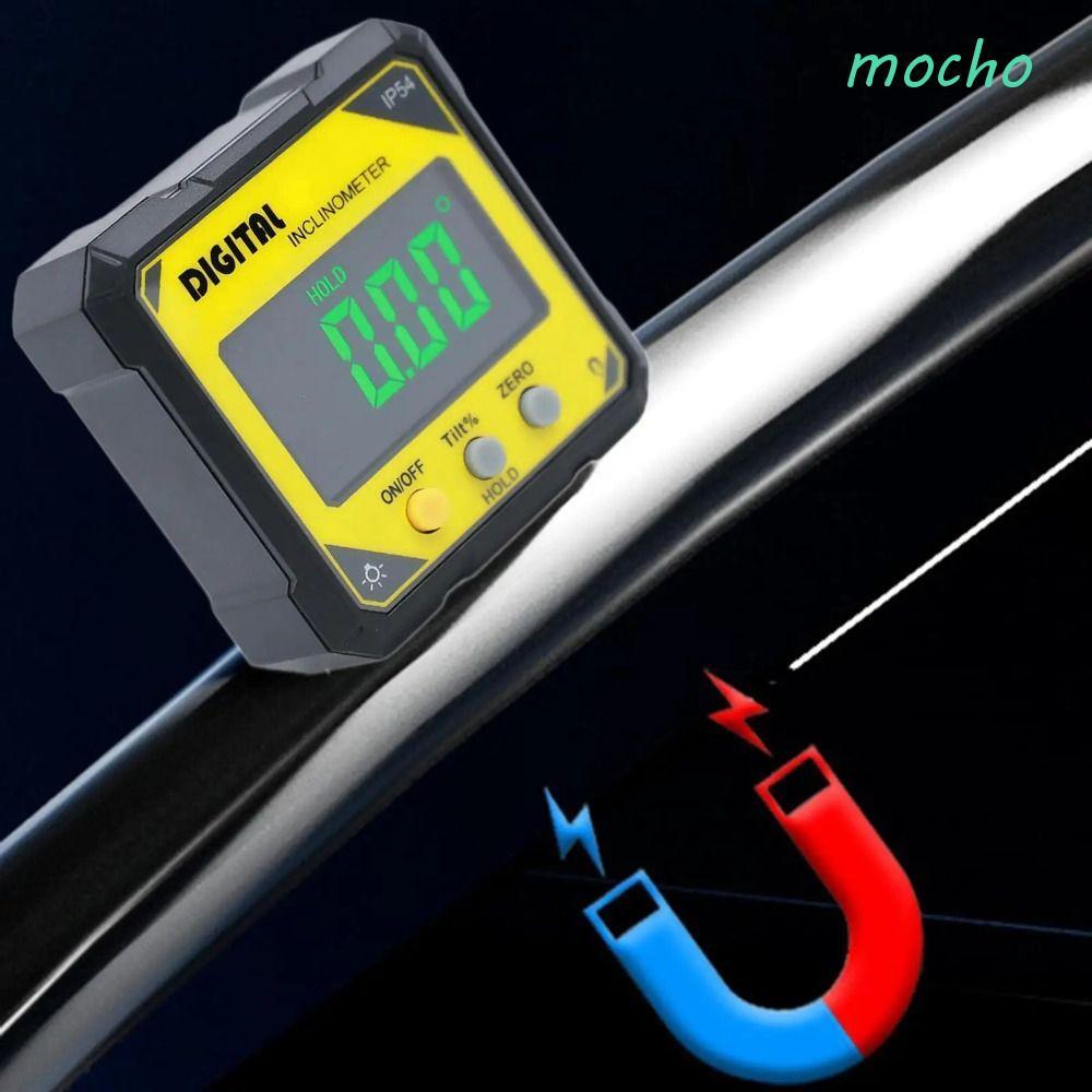 MOCHO Laser Angle Ruler, Rechargeable 4 Sides Magnet Digital Protractor ...