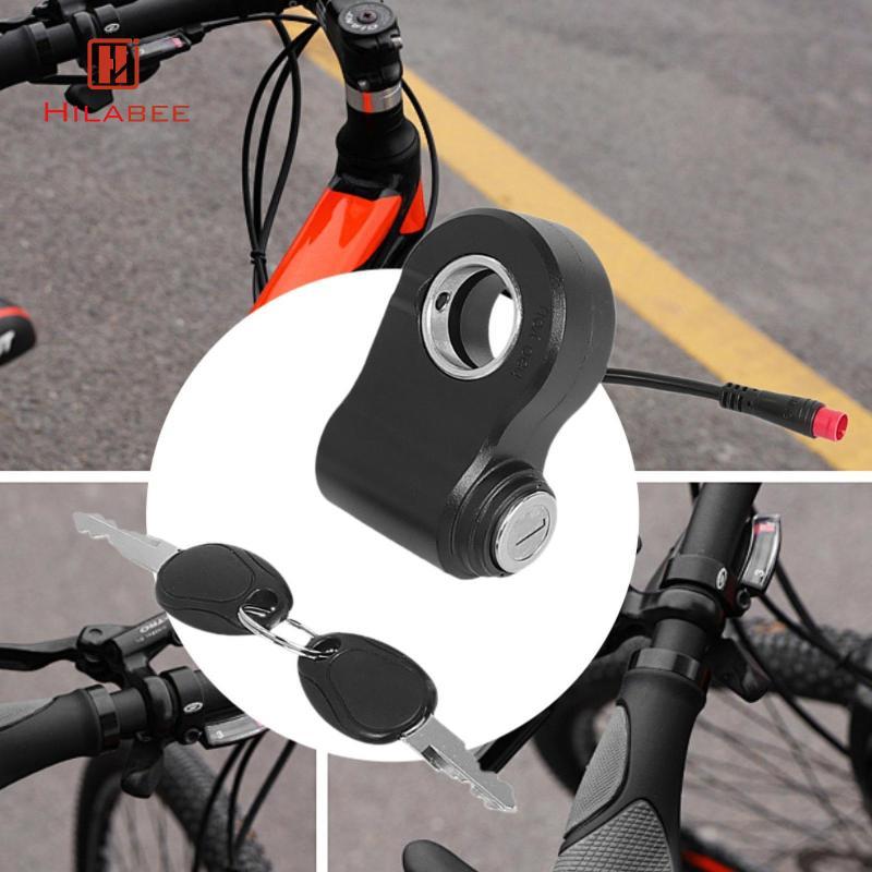 HILABEE Bike Lock Electric Bike Ignition Lock with Two Keys And Two Pin ...