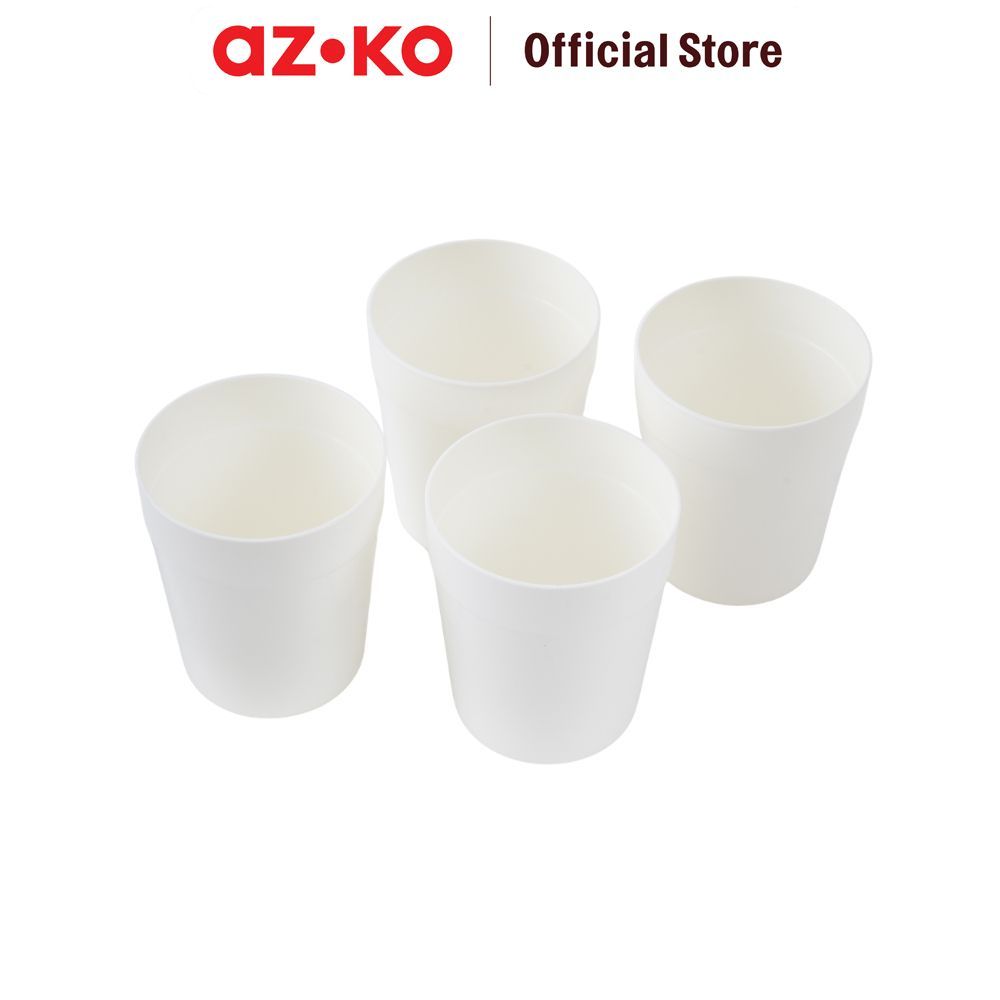 AZKO Culinart Basica Teko Minum & Gelas 2 Liter Set 5 Pcs - Putih Water Jug Pitcher Air Carafe Minum Jug Rumah - Gambar 4