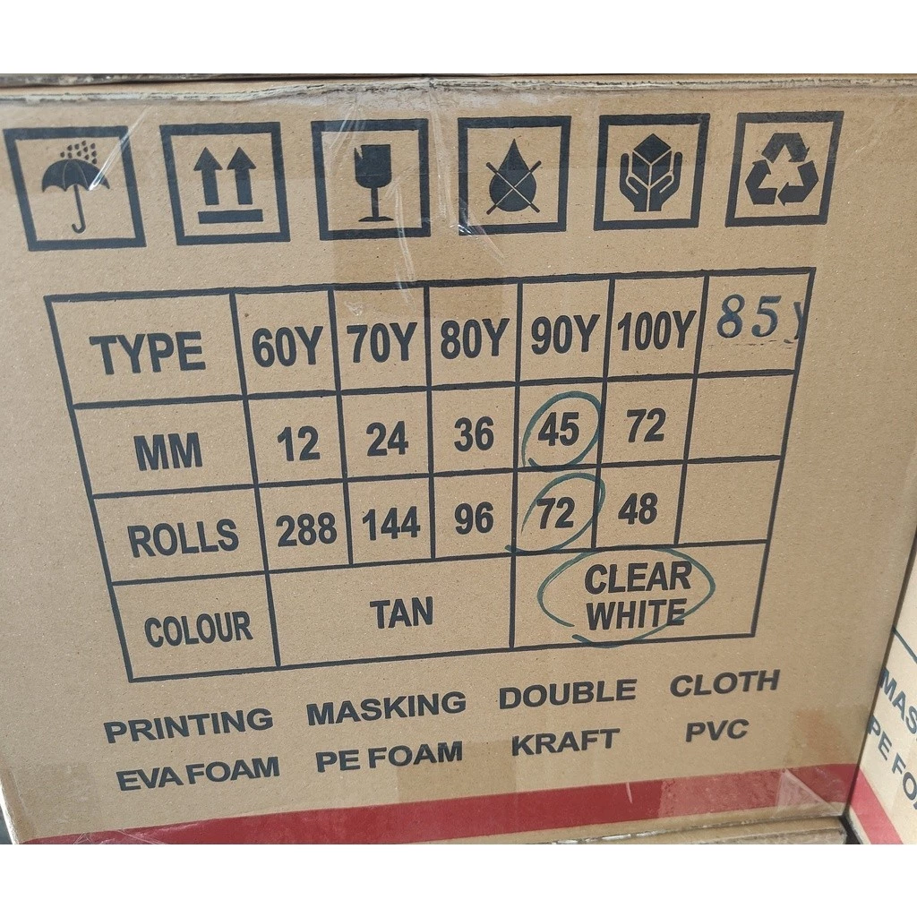 LAKBAN SEVEN STAR TAPE 45 MM X 90 YARD - Gambar 3