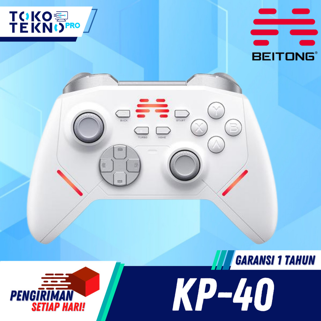 BEITONG KP40 / KP-40 Wireless Gaming Gamepad Controller Set Dual TMR Joysticks & TMR Triggers Controller
