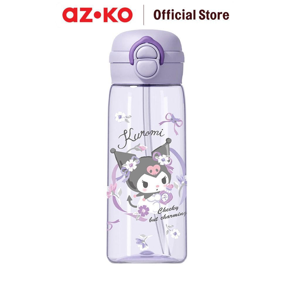 AZKO Sanrio Botol Minum Tritan 500 ml V1 Tumbler Botol Air Tempat Minum Botol Minuman Water Bottle Tumbler Minum Tambler - Gambar 3
