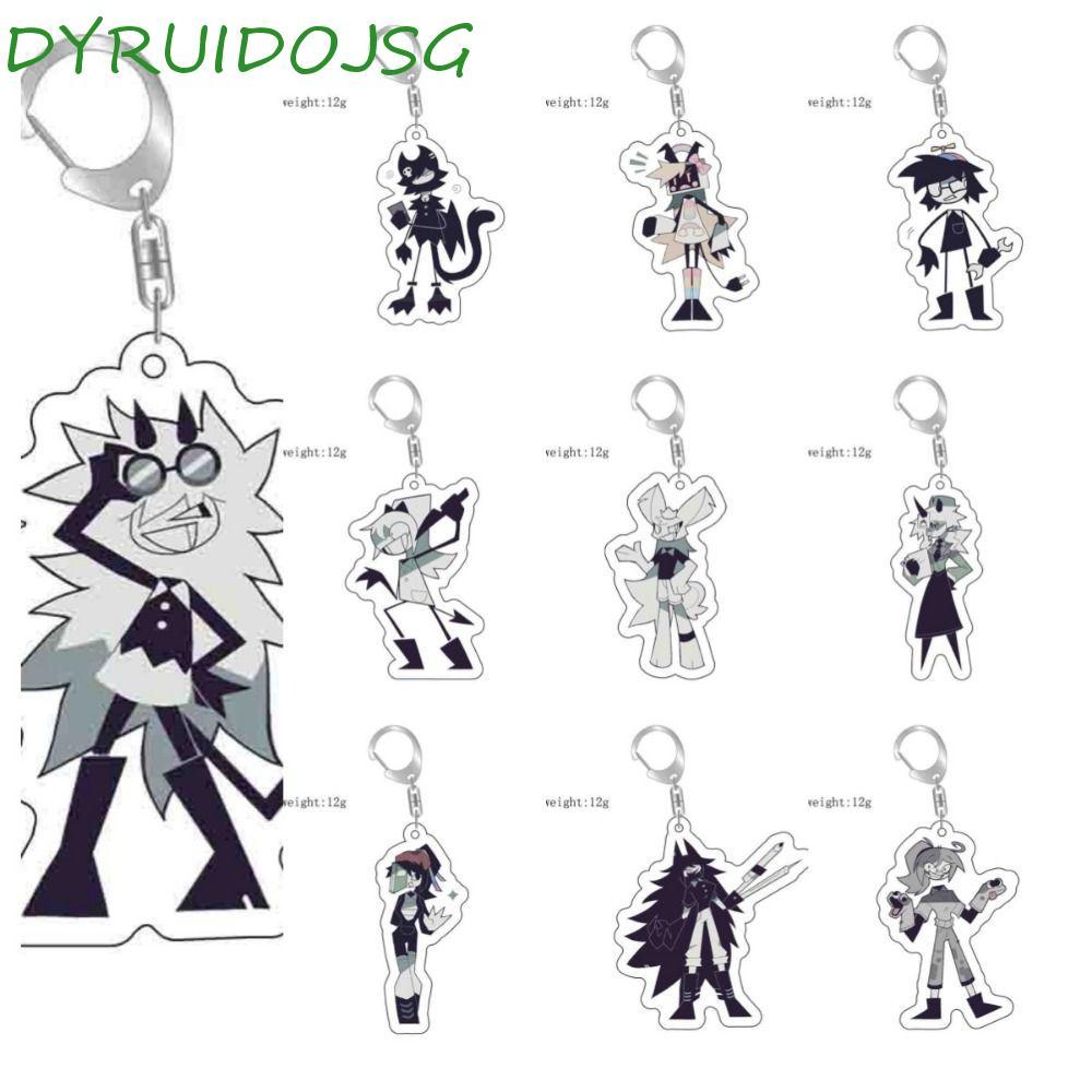 DYRUIDOJSG Miss Circle Acrylic Keyring, Fundamental Paper Education ...