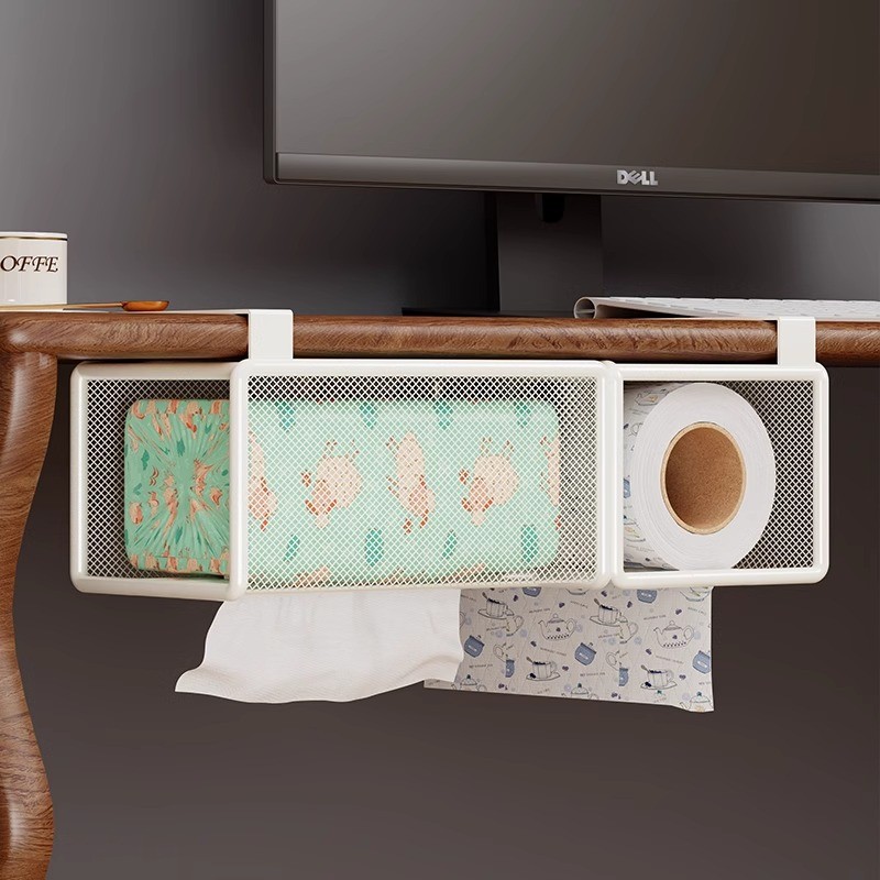 Hanging kitchen paper rack, multifunctional paper towel cabinet storage ...