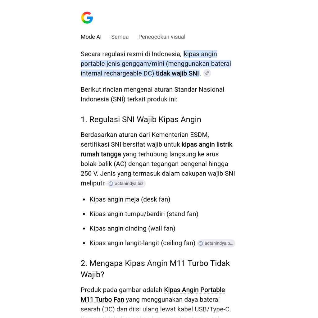 (BUBBLEWRAP) KIPAS ANGIN M11 GENGGAM MINI TURBO LED - Gambar 2