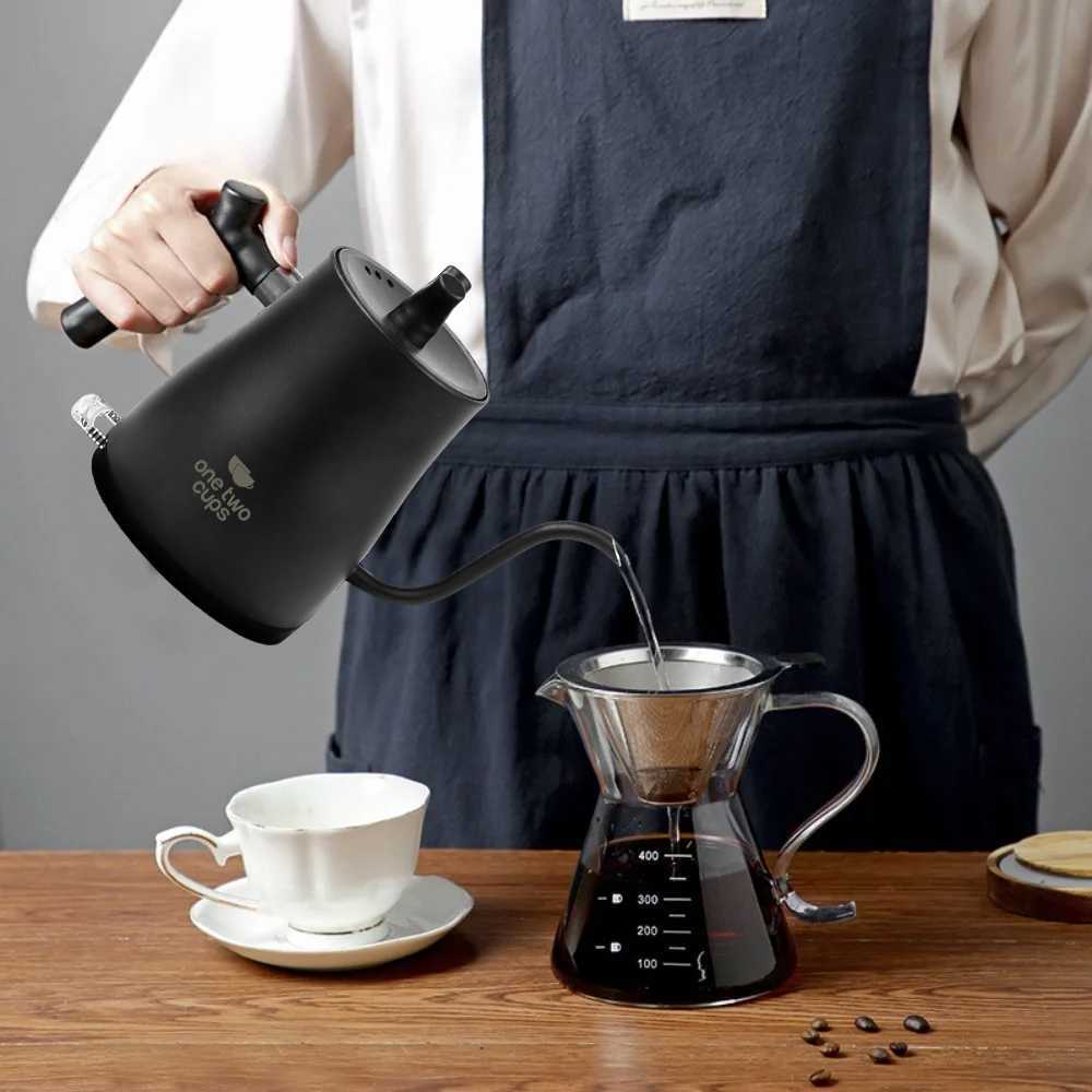 AKIEMSTR Teko Listrik Kopi Pemanas Air Leher Angsa 1000W 1L - HR-462 - Gambar 3