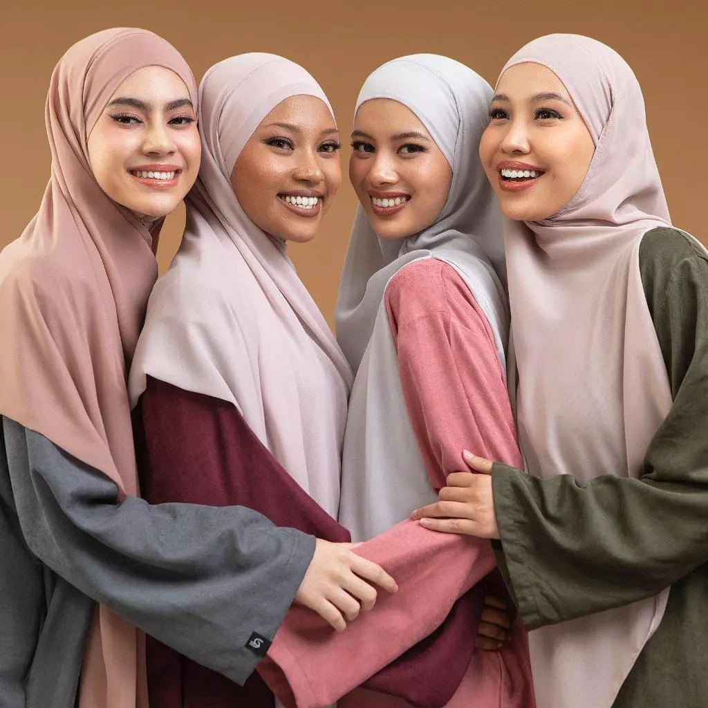 Lozy Hijab - Shafa Pashmina Bandana (Pashban Shawl Syari Bahan Shiffon Silk) - Gambar 2