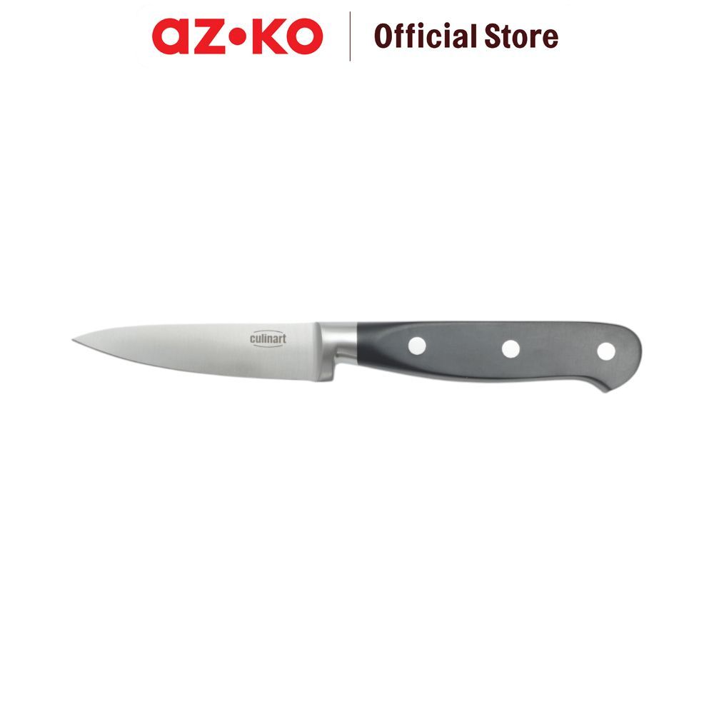 AZKO Culinart 3.5 inci Pisau Paring - Hitam Pisau Dapur Kecil Piso Tajam Paring Knife Peralatan Masak Perlengkapan Dapur Kitchenware