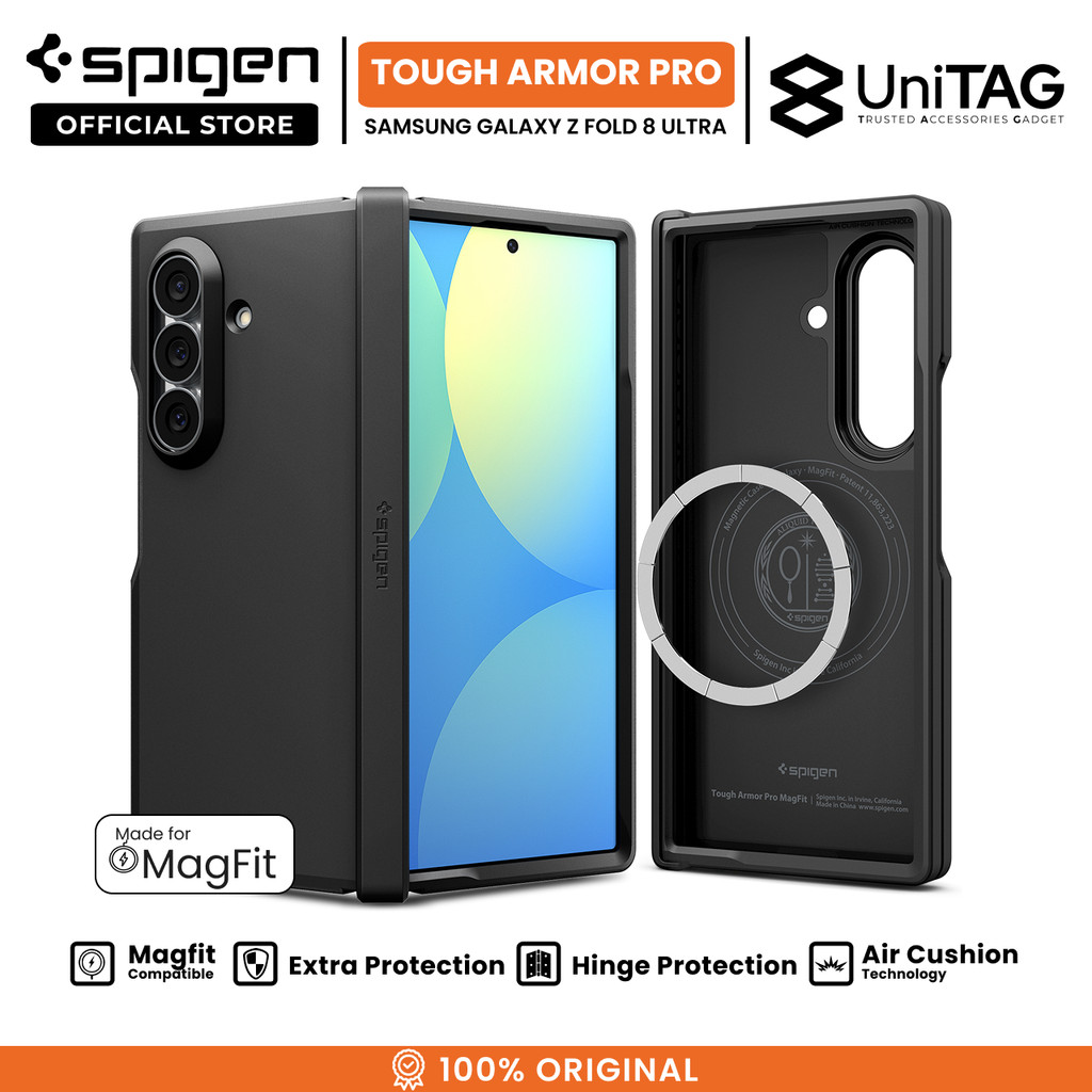 SPIGEN Case for Samsung Galaxy Z Fold 8 Ultra Tough Armor Pro Magfit Anti Shock Hinge Protection Casing