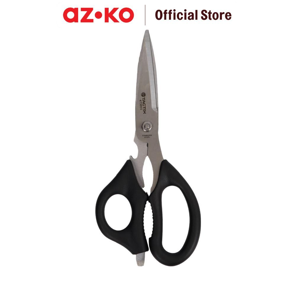 AZKO Tactix Gunting Dapur Multifungsi Kitchen Shears Scissors Dapur Gunting Masak Pemotong Makanan