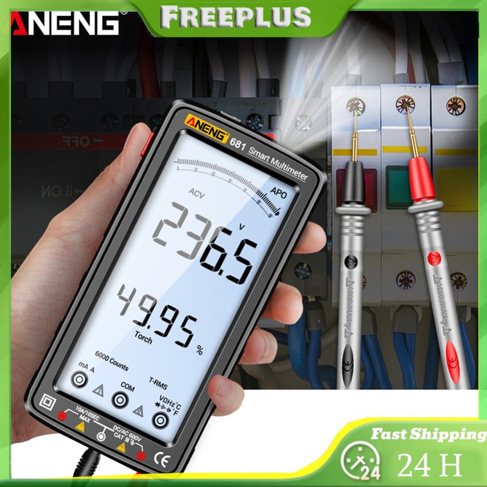 Smart Digital Multimeter Anti-burn Temp Resistance Testers 6000 Counts ...