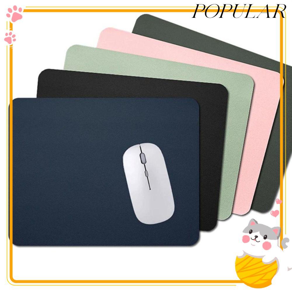 POPULAR Mouse Pad, Leather Non-slip Mice Mat, Professional Wear ...