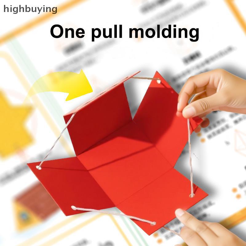 【HBSG】 1 Set Stereoscopic Geometric Model Fun DIY Pull String 3D ...