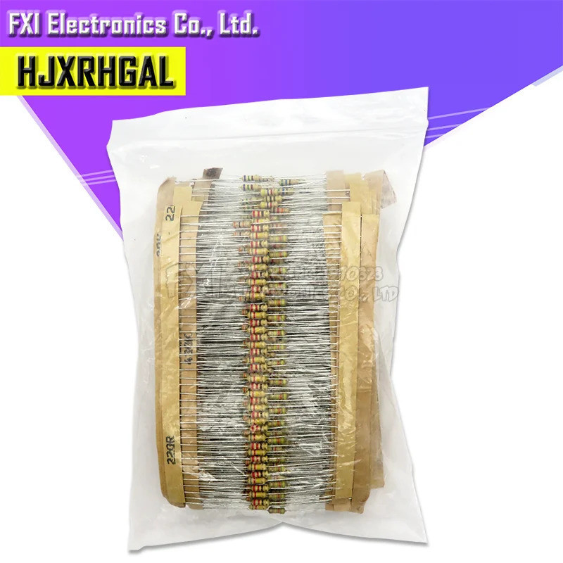 860pcs/lot Carbon Film Resistor Kit 1/4W 5% resistors assorted kit set ...