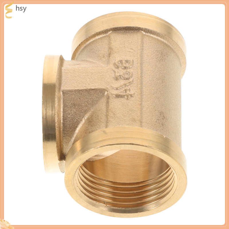 Pipe Fitting Adapters Tee Connection Copper Connector Industrial Part ...
